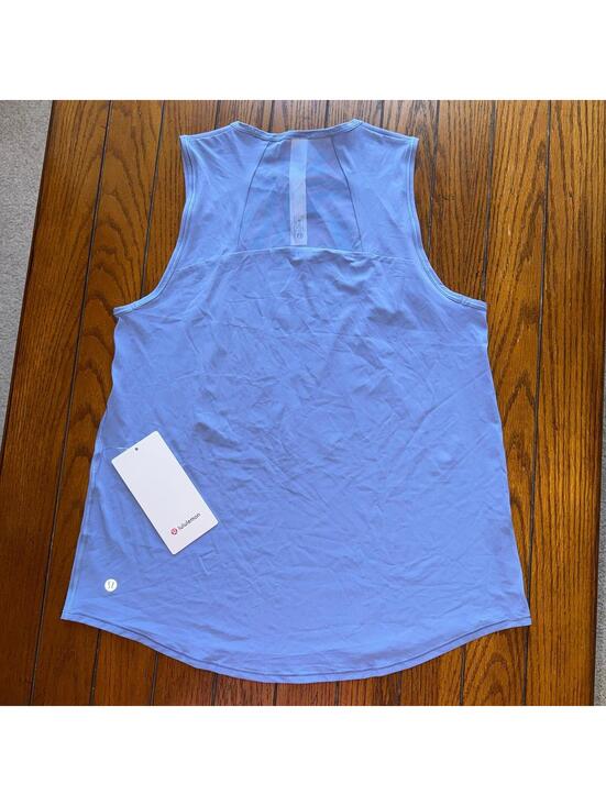 lululemon athletica Tops - Lululemon Sculpt Tank Prep Blue Size 6 NWT